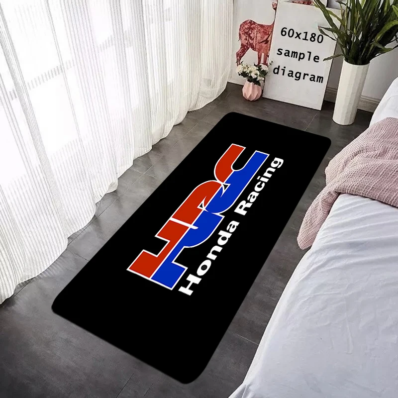 Fluffy Rug Entrance Doormat Balcony Rugs Living Room Carpet HONDAs Racing Motorcycle Foot Mats Floor Mat Non-slip House Decors