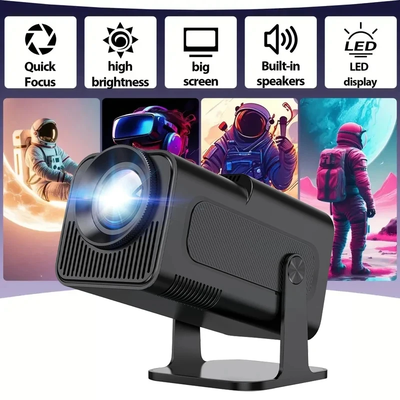 

HY320MINI 4K 200 ANSI Projector with WiFi 6, Portable with Auto Keystone Correction, Android 11.0 Smart Movie Projector