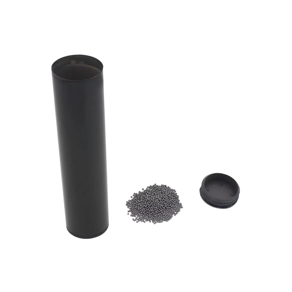 

Metal Sand Shaker Musical Instrument Black Cylinder Percussion Tool for Recording Studio