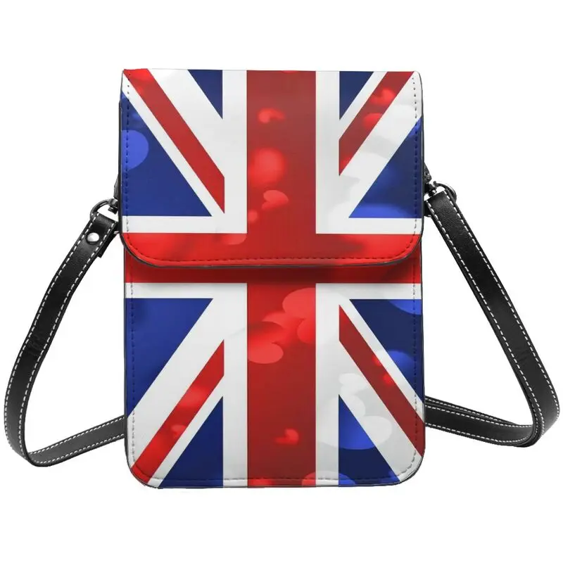 

British Union Flag Women Mini Shoulder Diagonal Bags Small Mobile Phone Bag Crossbody Girl Purse Handbag Wallets Card Holders