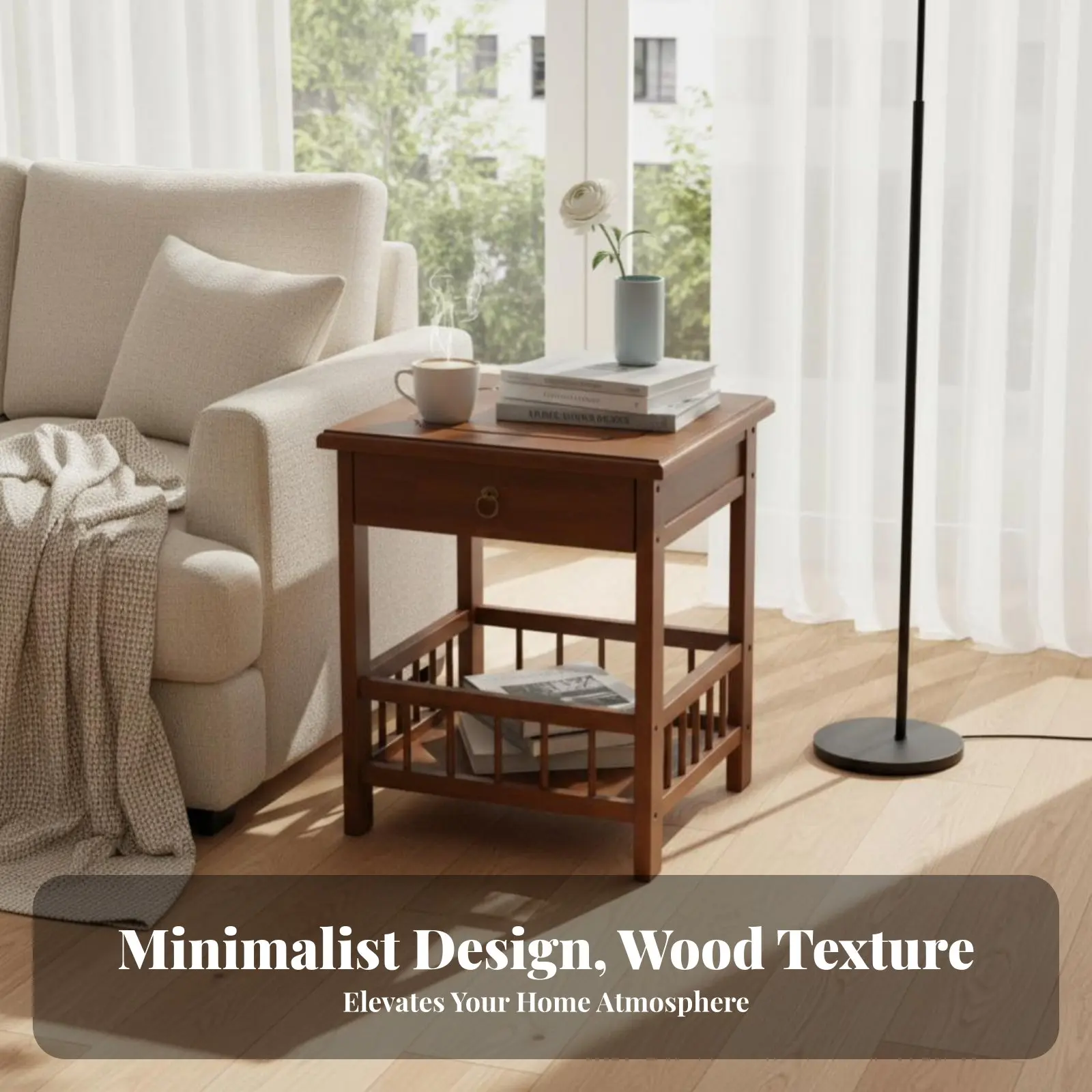 2-tier-c-shaped-table-multi-functional-household-furniture-adaptable-use-easy-assembly-for-small-spaces