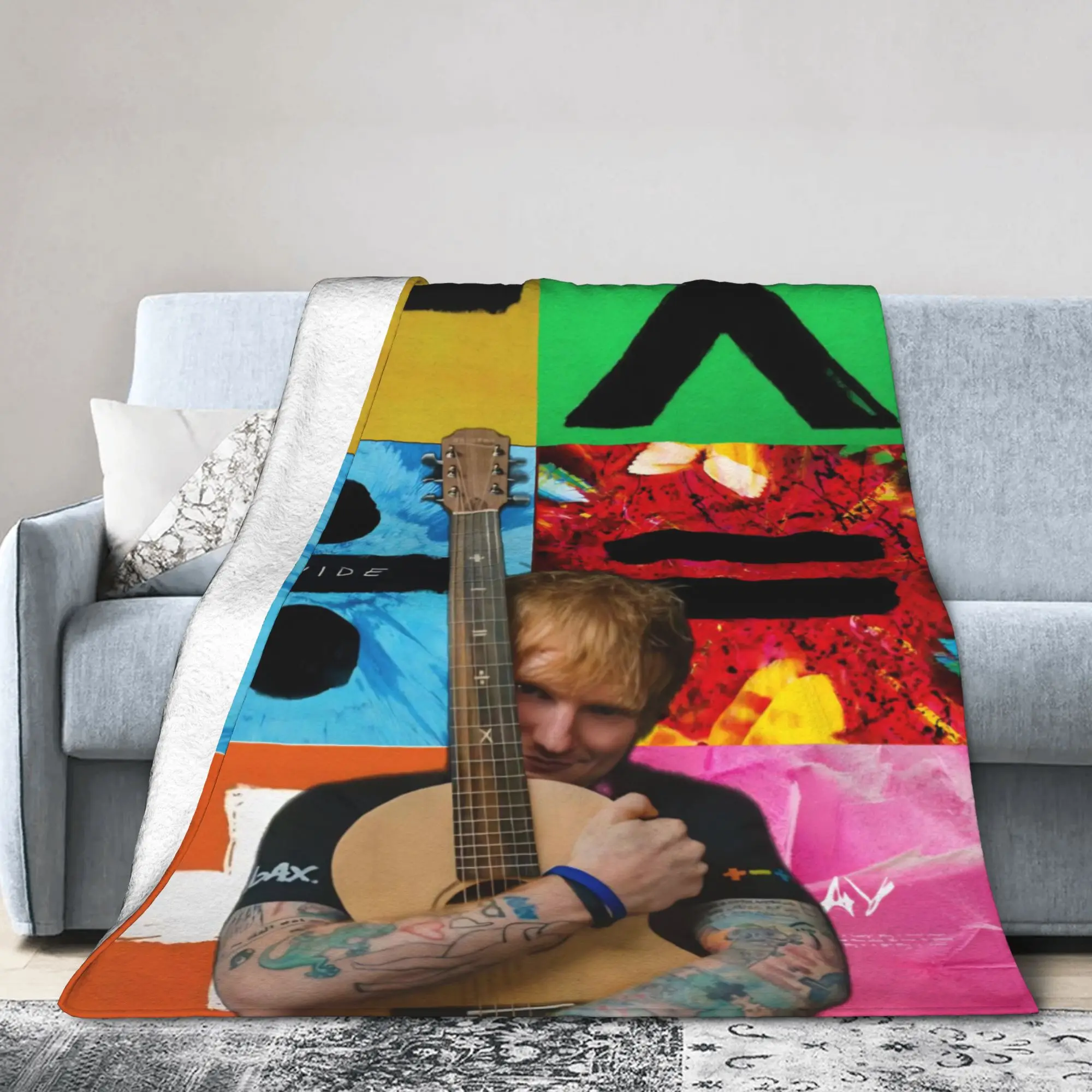 إد شيران حلقة جولة 2026 بطانية لينة المرجان الصوف أفخم الاسترخاء هدية رمي بطانية أفخم رقيقة لحاف #1