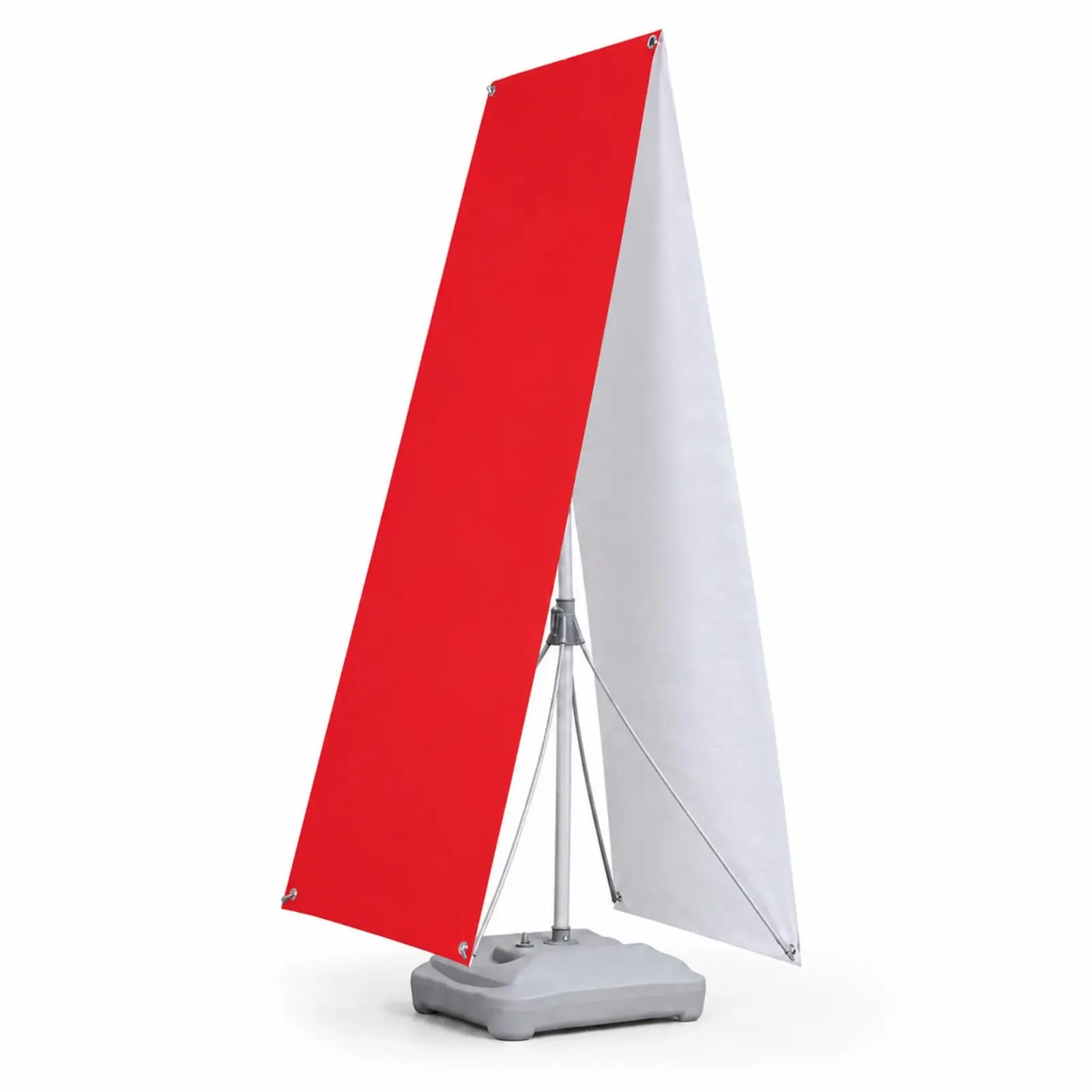 Sturdy Double Sided Poster Frame Stand for Trade Show Exhibition with Removable Plug Base for Sand or Water