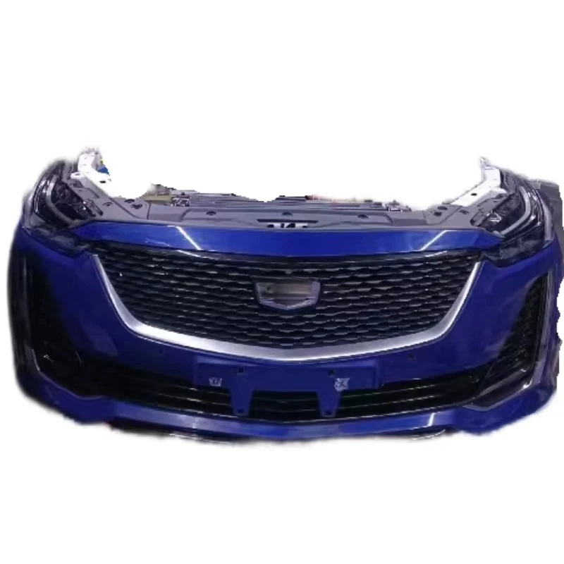الصين الأكثر مبيعا لكاديلاك CT5 CT4 CTS STS مصد السيارة الأمامي والخلفي بما في ذلك مصابيح المبرد الأمامية غطاء الأنف الأمامي