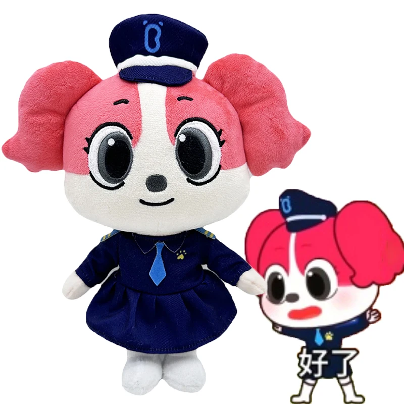 

Sheriff Labrador Plush Toys Anime Dog Bird Wolf Security Sergeant Detective Plushie Dolls Soft Stuffed Figure Xmas Plushe Gifts