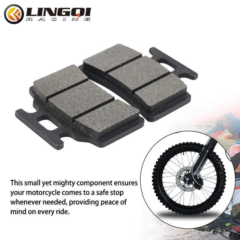 Picture 6: ONLEEYPP Motorcycle Brakes System Front Disc Brake Pad Shoes For 50cc 70cc 90cc 110cc 125cc Dirt Bike Replacement Accessories