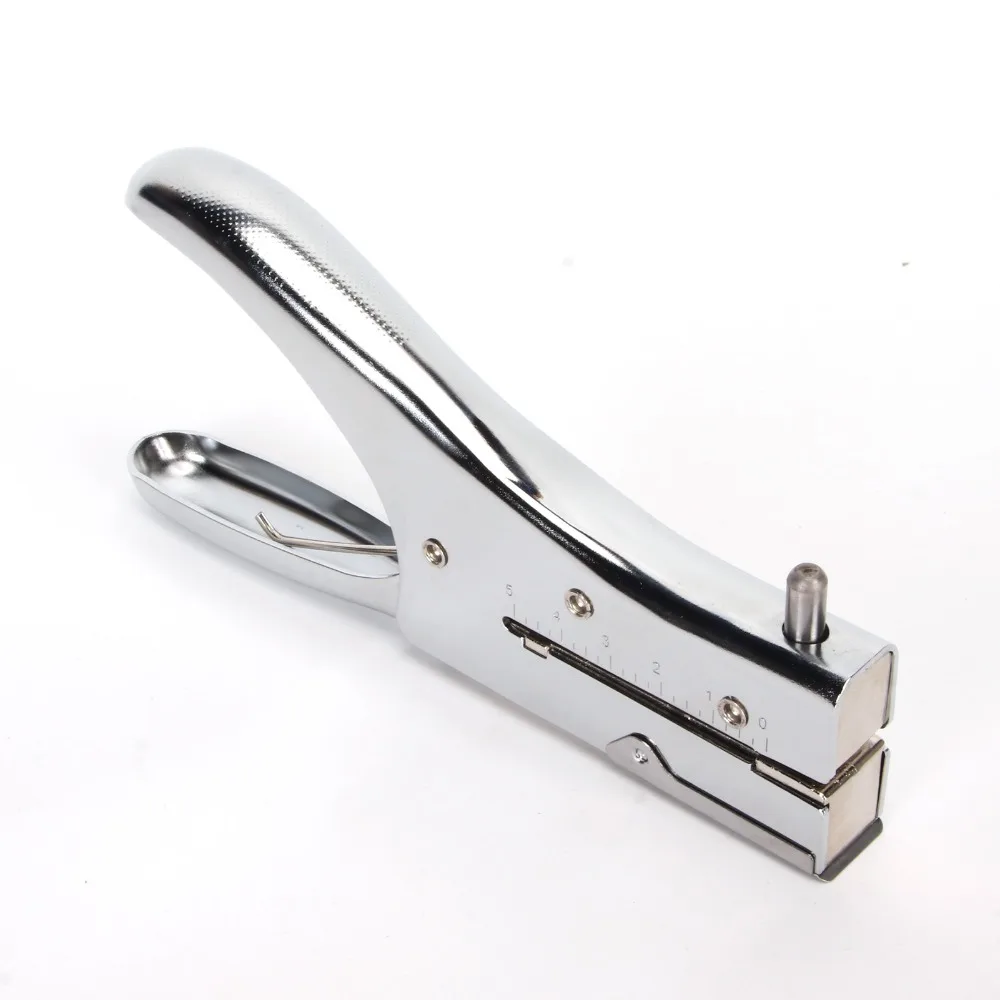 

Дырокол на 1 отверстие, глубина перфорации 5 см, толщина бумаги 6 мм, удобная ручка, портативный дизайн, ручной дырокол для бумаги