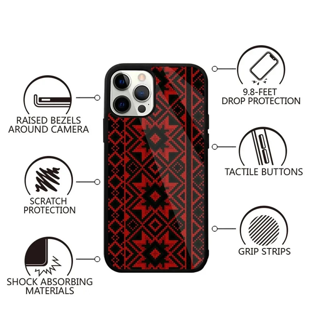 G-Ukraine Ornament pattern Phone Case For iPhone 16,15,14,13,12,11,Plus,Pro,Max,Mini Magsafe Magnetic Wireless Charging