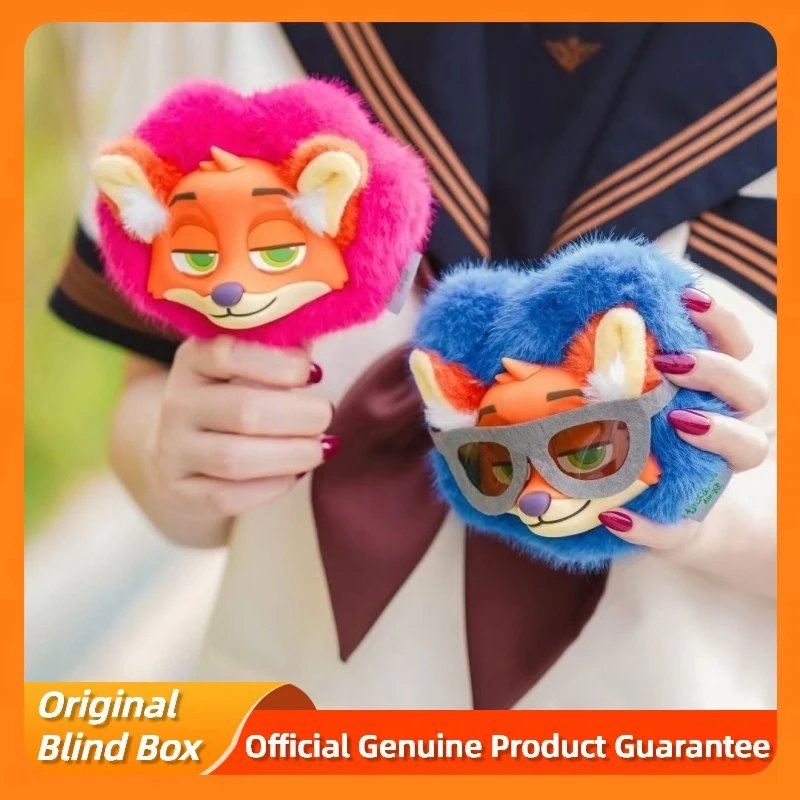 

Подлинная плюшевая подвеска Zootopia, слепая коробка, милый персонаж мультфильма, сумка Ника Джуди, кулон, кукла, загадочная коробка, модные игрушки, детский подарок
