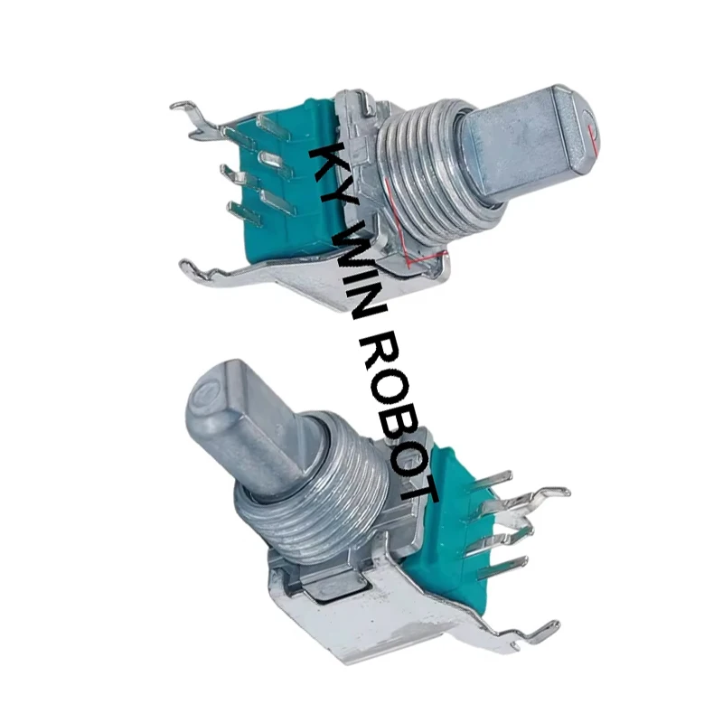 1 Stück/Los 100% ALPS Importiert RK097 Dual 6-Pin Horizontal B10K Potentiometer Leistungsverstärker Audio Lautstärkeregler Griff – Detail 3