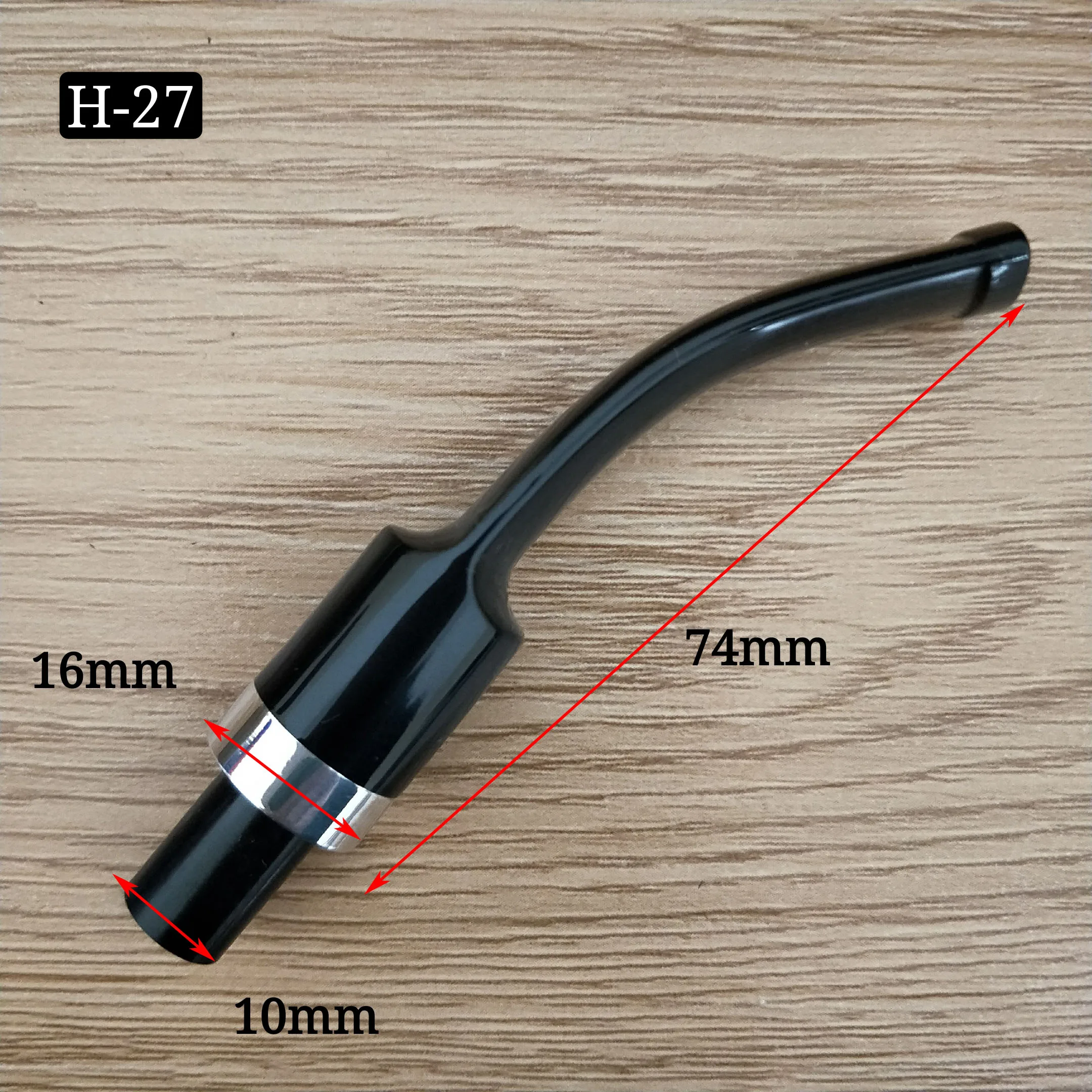 Pipe Bite Curved Handle Pipe Accessories Pipe Handle Accessories Diy Accessories 9mm Filter Cartridge Acrylic