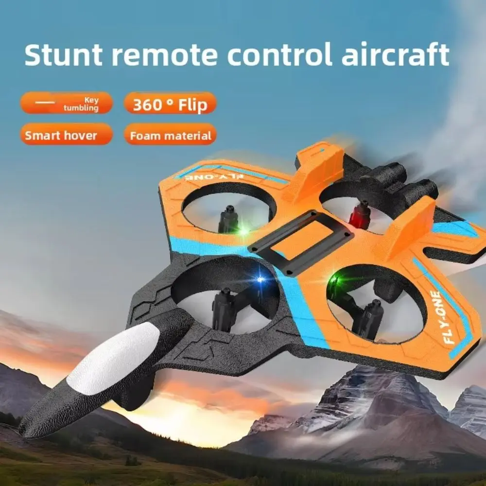 

EPP Foam Пульт дистанционного управления Foam Fighter RC Дроны Перезаряжаемый четырехмоторный вертолет Игрушка со светом 2,4G Stunt RC Хобби Реактивный самолет