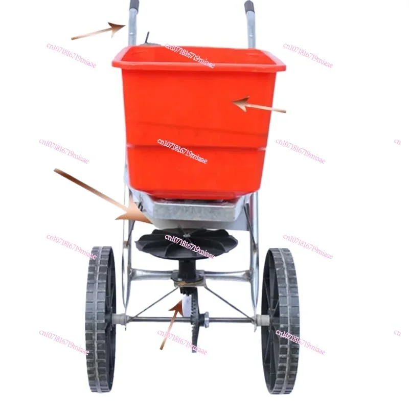 Small-sized Multifunctional Grass Seed Sowing and Fertilizing Applicator Agricultural Hand-propelled Manual Spreader