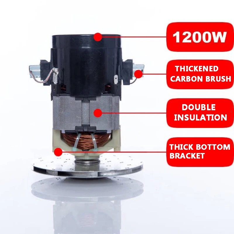 1200W Vacuum Cleaner Motor Adapted To D807/d-807/806/805 Motor Split Accessories Motor Thickened Material