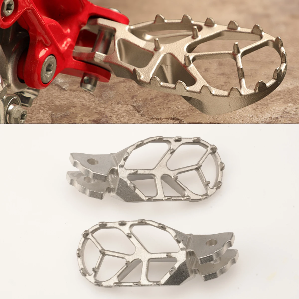 

Electric Motorcycle Accessories Stainless Steel Foot Pedal For Surron Sur-Ron Light Bee Light X & Bee S Motorcycle Universal