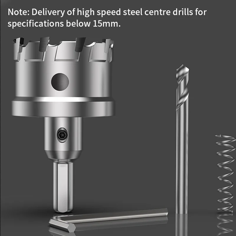 HUHAO Drill Accessories Hole Saw Replacement Drill Bit High Speed Steel Shank Diameter 6mm And 5mm Metal Cup Saw Drill Tools