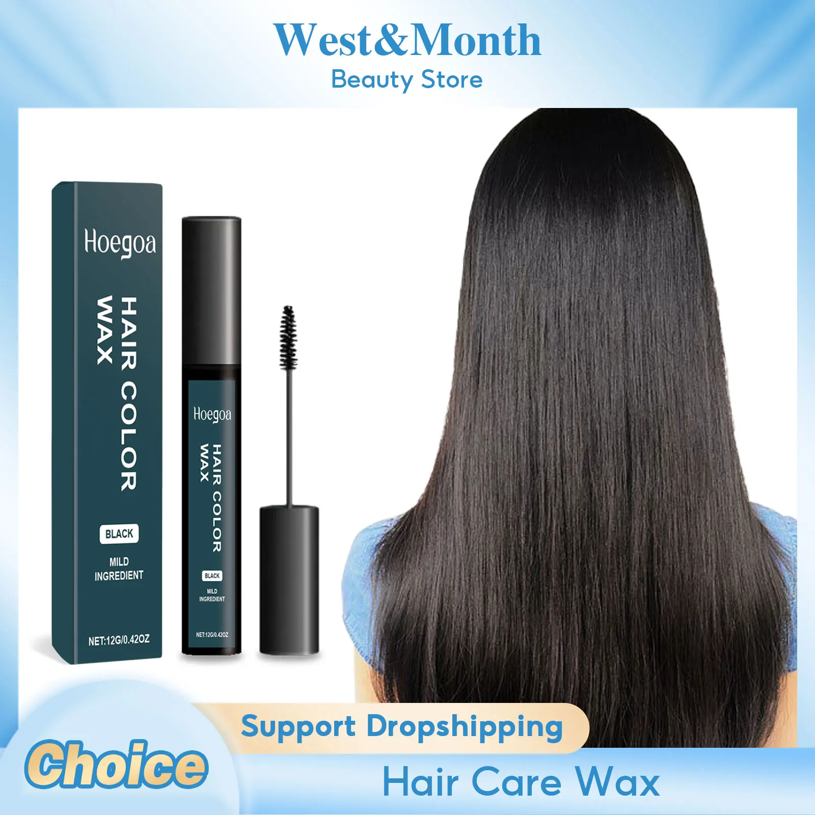 

Hair Care Wax Long-Lasting Color Shattered Hair Finishing Anti Frizz Soothe Scalp Shiny Hair Moisturizing Styling Hair Wax Stick