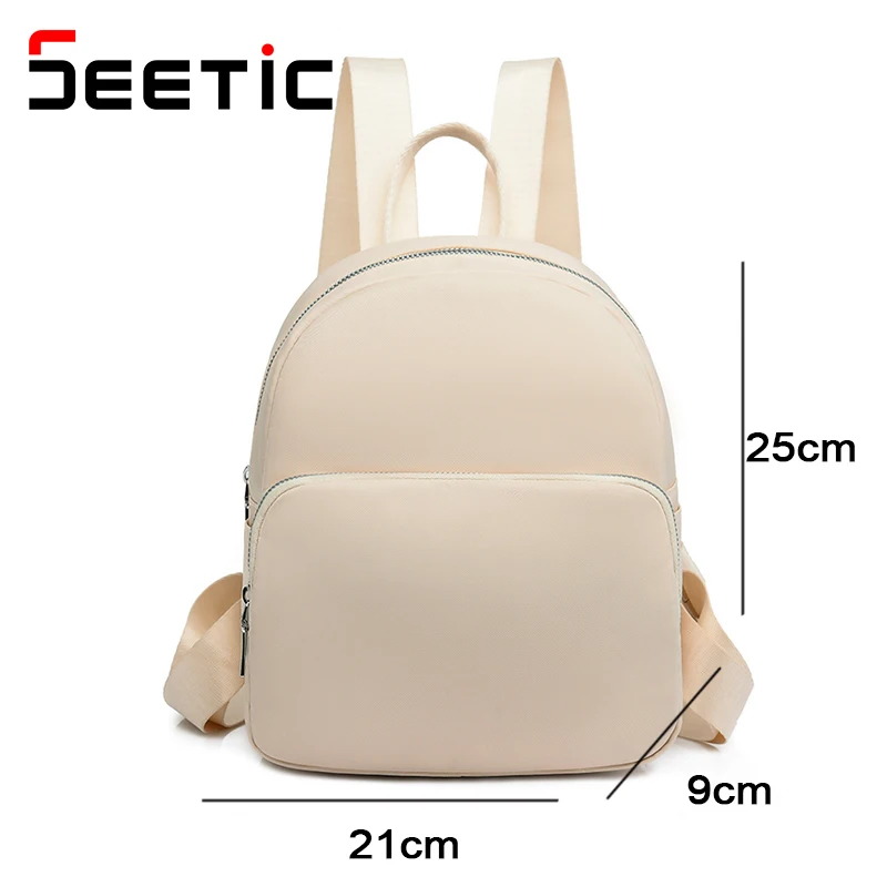 SEETIC 2022 nuove piccole donne zaino impermeabile Oxford borsa a tracolla da donna zaini Casual borsa da viaggio universitaria da donna femminile