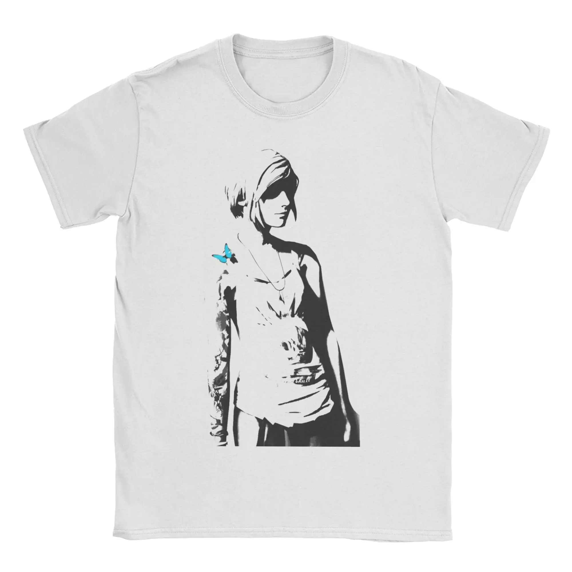 

Transparent Life is Strange T-Shirt for Men Women Novelty Cotton Tees Crew Neck Short Sleeve T Shirt Adult Clothes