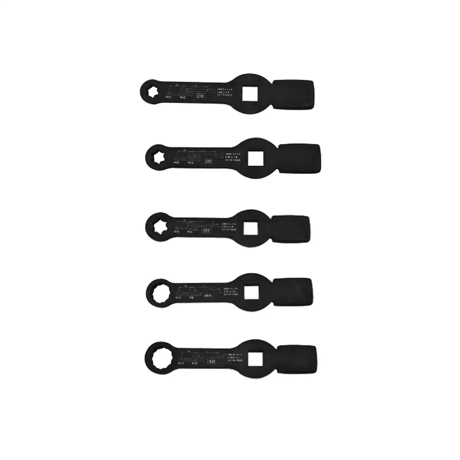 Truck Brake Disc Wrench Axle Nut Wrenches Practical Lightweight Portable Sturdy Impact Wrench Maintenance Hand Tool