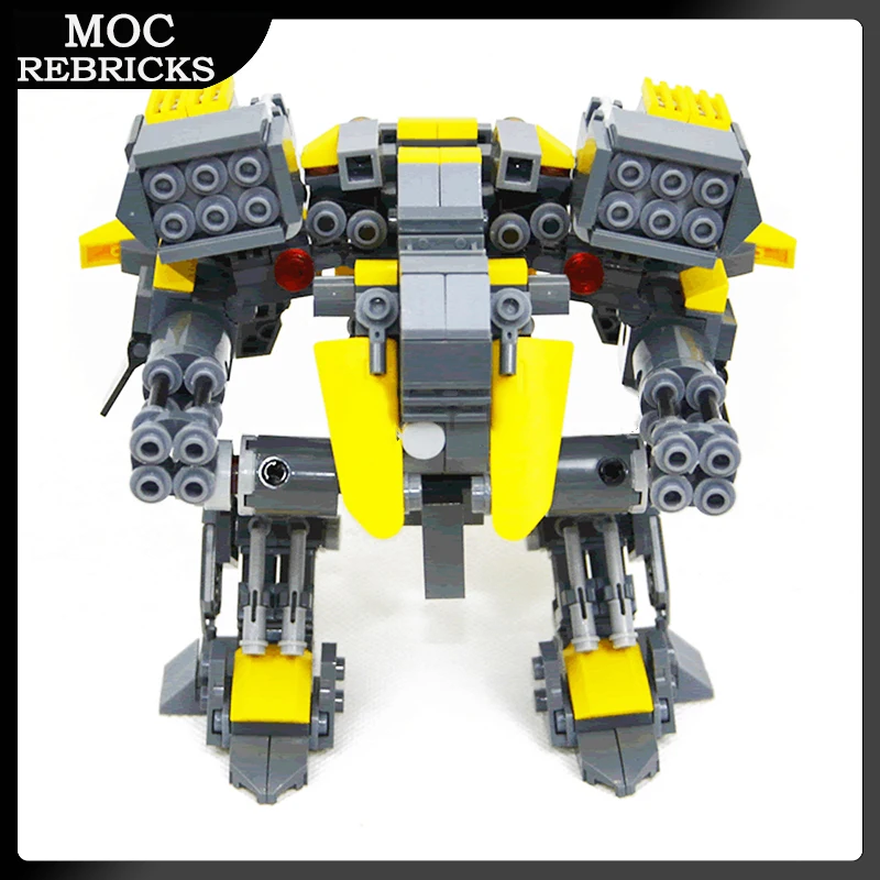 MOC Fantasy Robot Assemble Viking Warplane Deformation Bricks Toys Building Blocks Mecha Model DIY Children Christmas Gifts