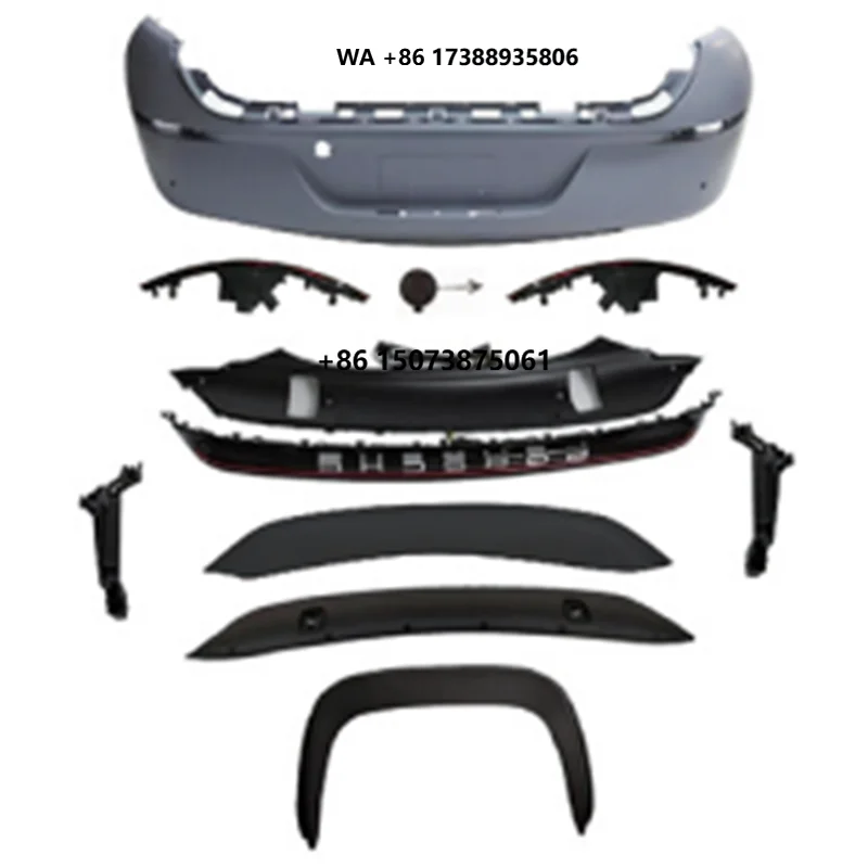 Auto Parts Body Kit Rear  Bumper Kit Full Refit Set Car Body Kit Rear Bumper Set  for Por-sche 982 Ca-yman