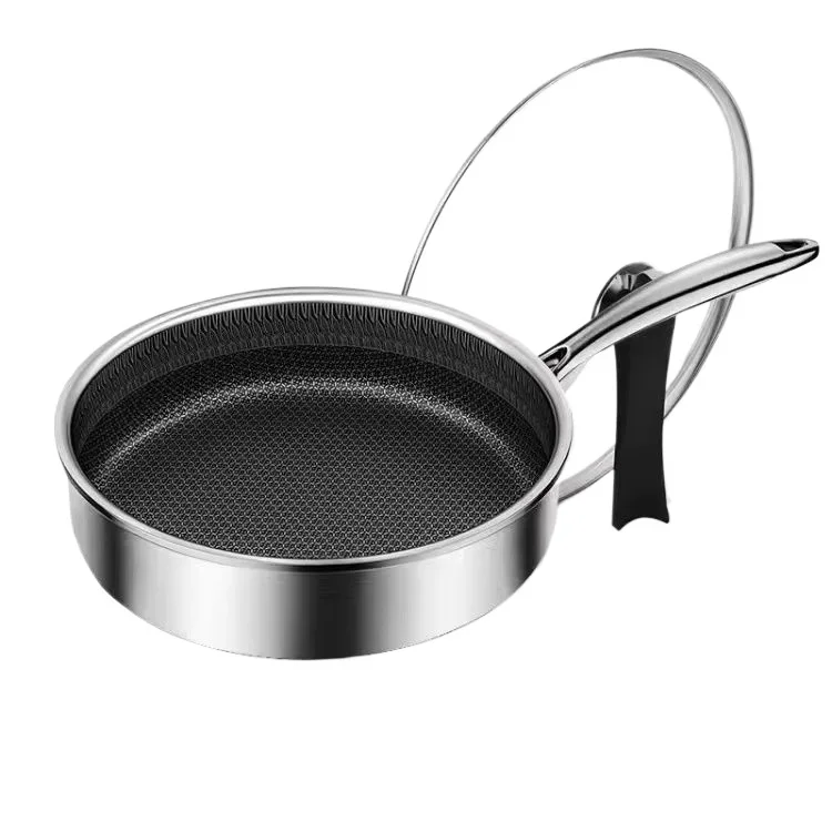 Premium Double-sided 316 Stainless Steel Non-stick Pan for Gas and Induction Cooktops- Ideal for Steak and Pancakes