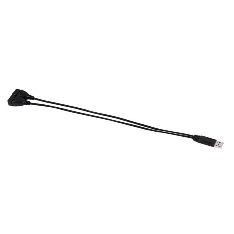 3X USB 2.0 ذكر إلى 2 USB مزدوج أنثى جاك Y الفاصل محور سلك الطاقة كابل محول-ABJU