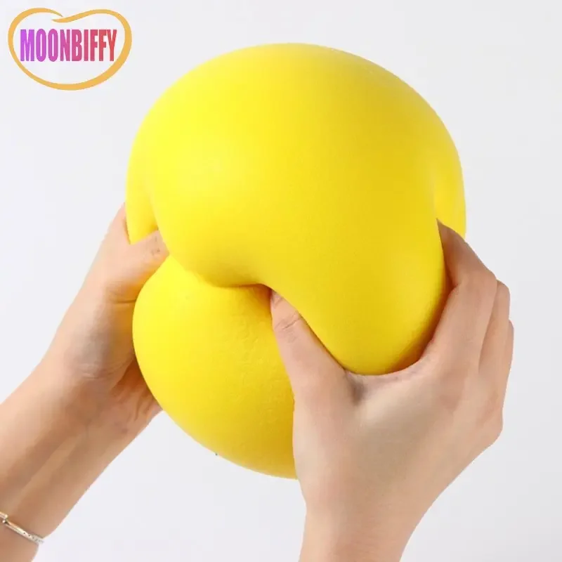 New Children Toy Skip Ball Elastic Foam Dodge Ball Soft PU Sensory Fidget Outdoor Activity Toy for Kids Adults Pool Balls Racket