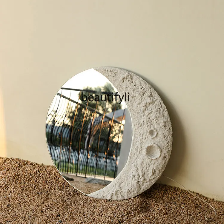 

Moon Wall Lamp Mirror Lamp Design Atmosphere Living Room Bedroom Bathroom Decorative Wall Mirror Lamp