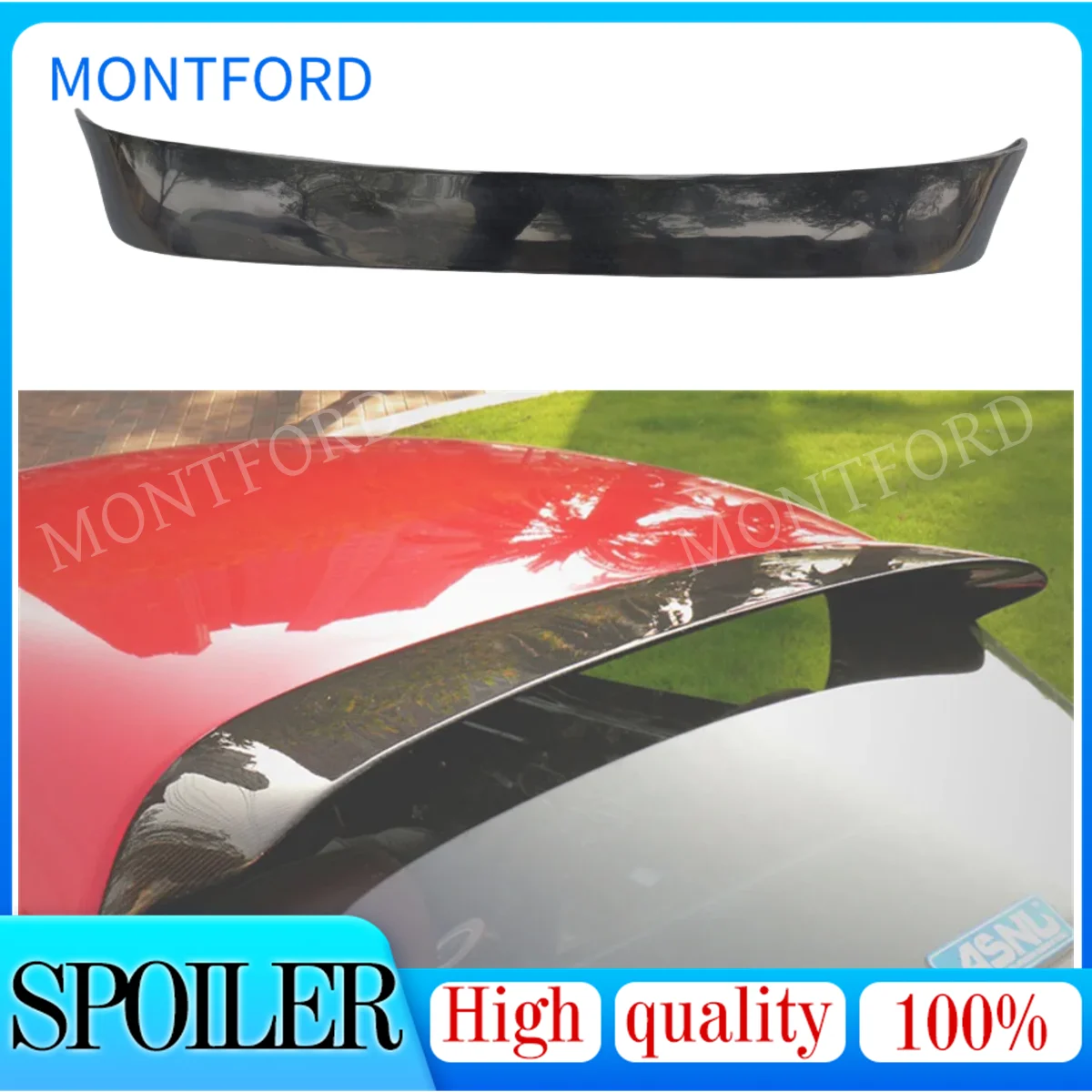 

Car-styling For Mazda MX5 1989-2000 years NA Miata FRP Fiber Glass Unpainted Car Roof Spoiler Rear Window Wing(Fits Hard Top)