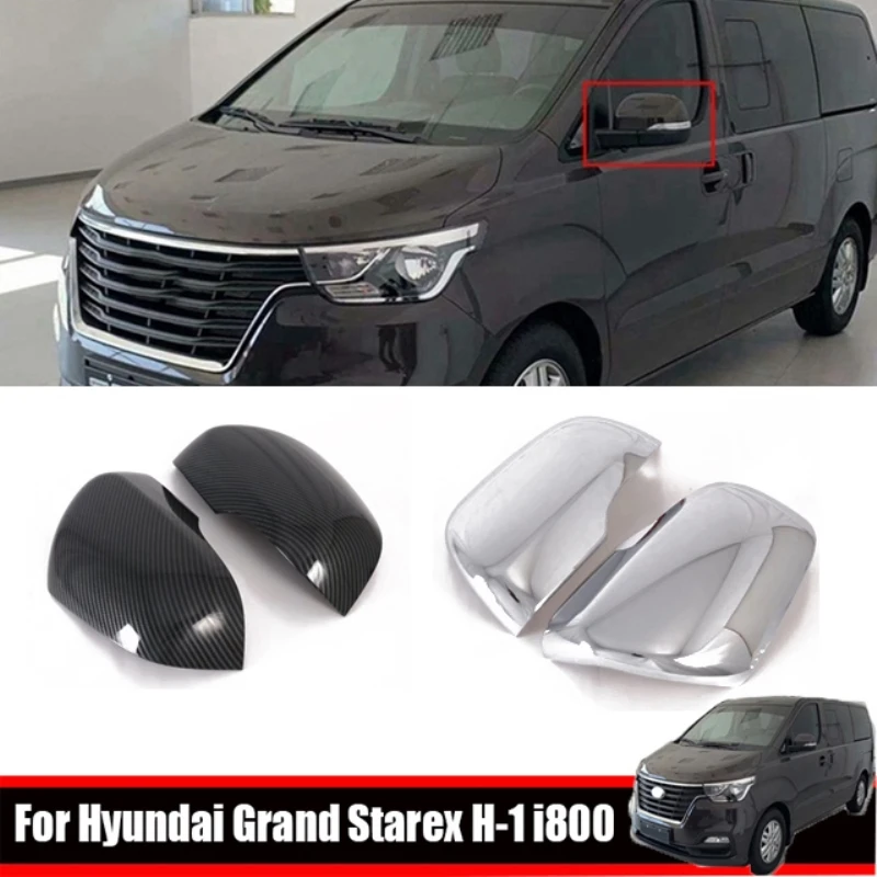 

ABAIWAI 3D Strips For Hyundai Grand Starex H-1 I800 2018 2019 2020 Abs Rear View Mirror Side Door Rearview Mirrors Cap S