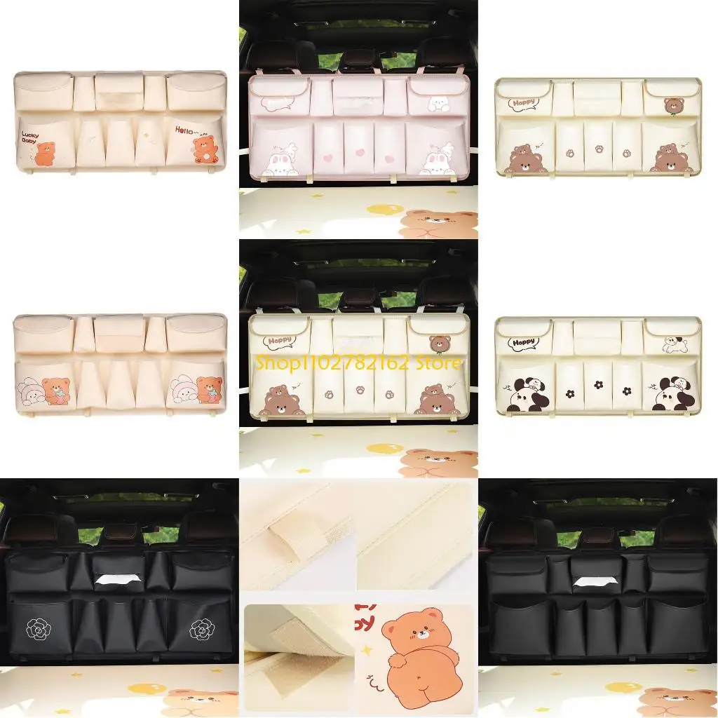 

547B Multipurpose Auto Trunk Storage Bag Boot Organizers Keeps Trunk Neat & Tidy