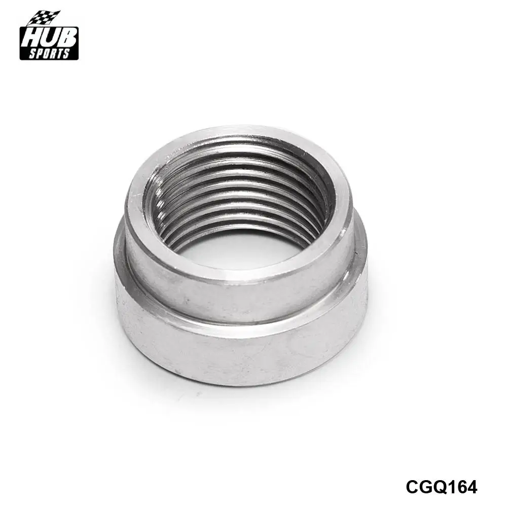 O2 Stainless 304 Exhaust Lambda Oxygen Sensor Boss Nut M18 x 1.5 Decat Bung Bolt HU-CGQ164