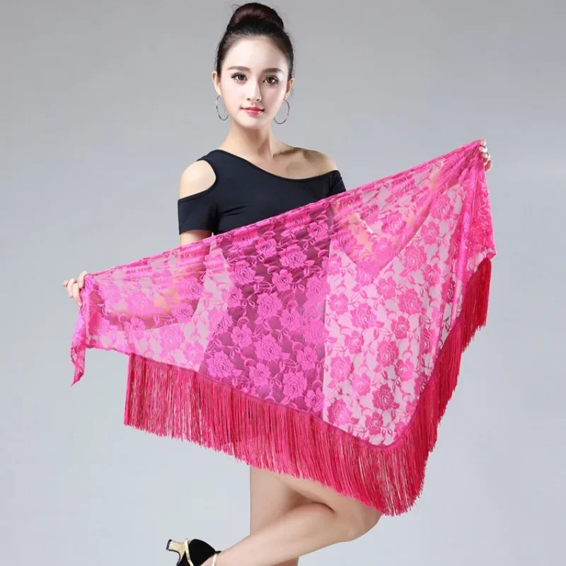 Handuk Segitiga Rumbai Rok Satu Potong Rok Dewasa Renda Pakaian Tari Latin Rok Latihan Handuk Pinggul 2025 Pakaian Tari Wanita