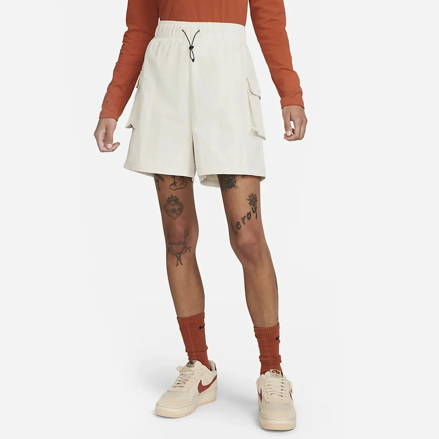 

Nike genuine Summer Women's Functional High-Waist Shorts DM6248-104