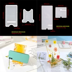 DIY Crystal Epoxy Silicone Mold Mobile Phone Stand Holder Decoration Resin Mould Phone Bracket Molds
