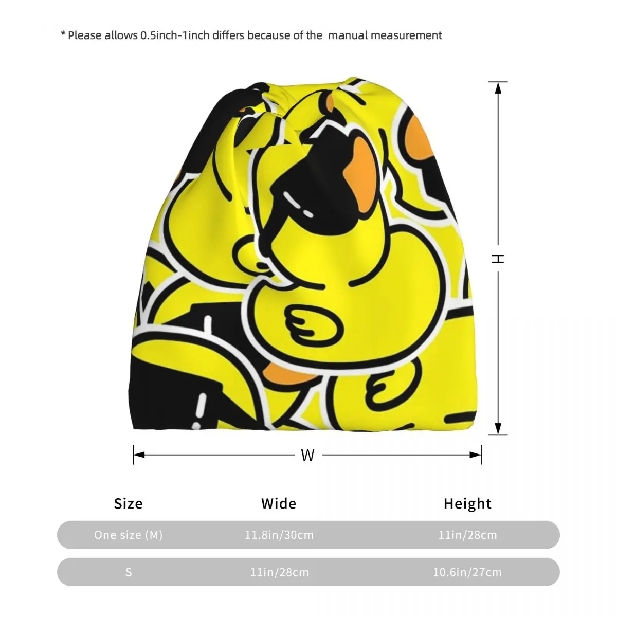 Yellow Classic Rubber Duck Bandana Neck Cover Wrap Mask Scarf Multi-use Cycling Scarf Beanies Hat Unisex Adult Breathable view 3