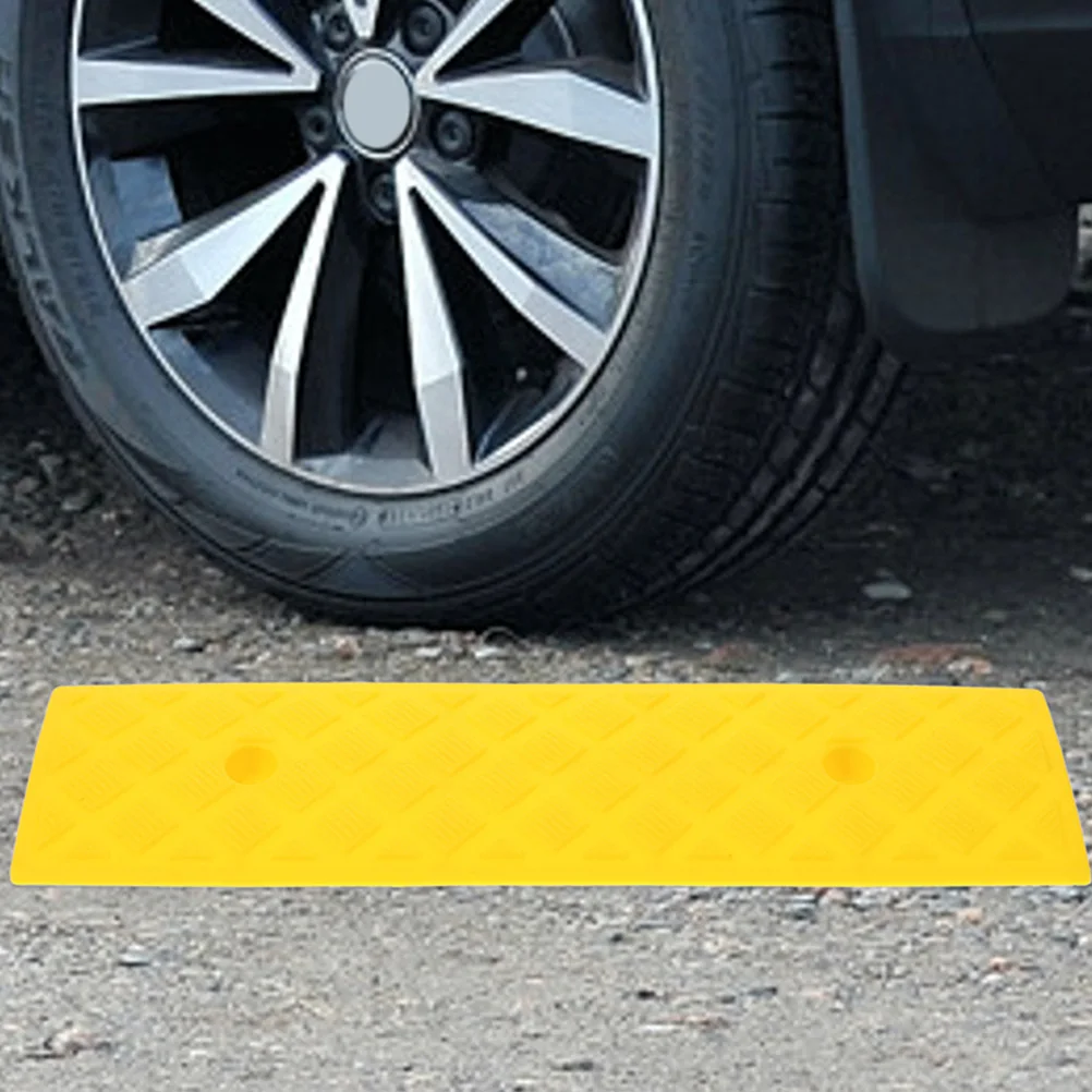 

Non-Slip Plastic For Home Sweeping Robot Wheelchair Indoor Entryway Yellow Step Lightweight Durable Anti-Slip Entry Deform