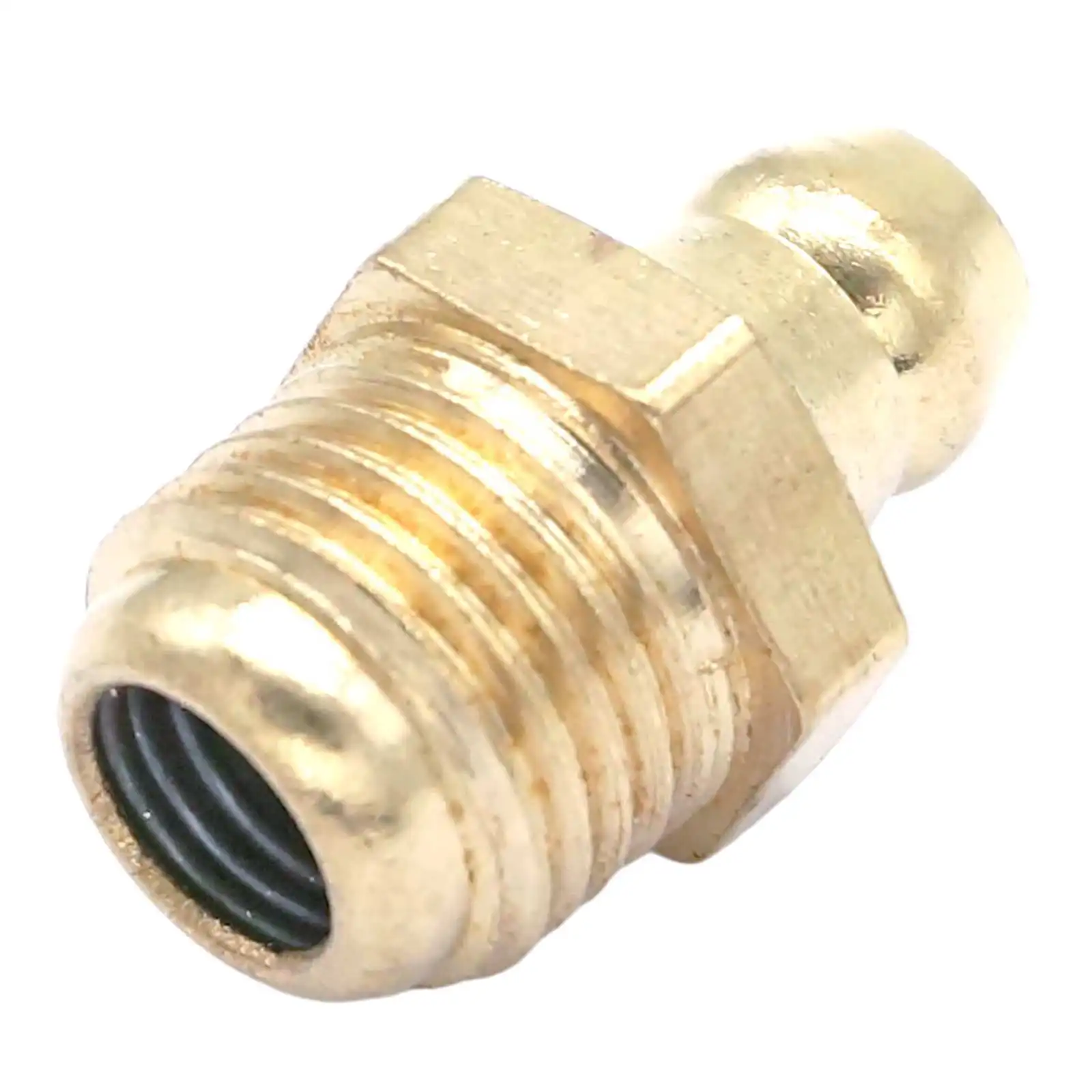 M4 M5 M6 M8 M10 M12 M14 Metric Thread Taper Hex Brass Grease Zerk Nipple Fitting Connector For Oil Grease Gun