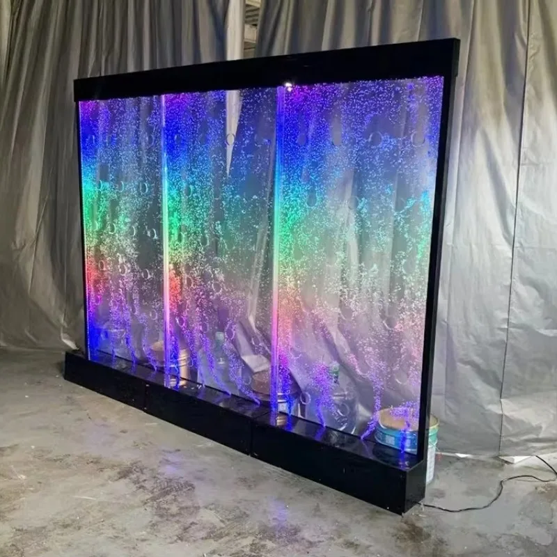 

Digital Control LED Water Bubble Wall ,High Tech Programmed Water Bubble Panel