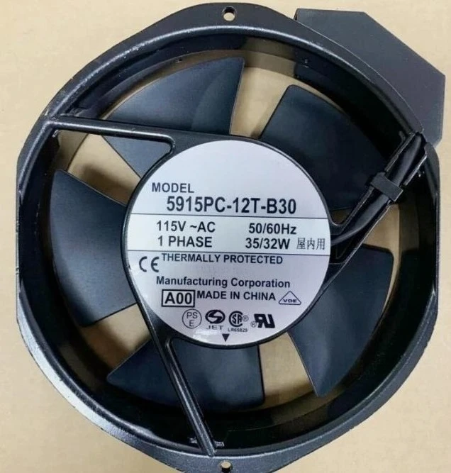 

Brand New original 5915PC-12T-B30 115V 35/32W 17238 17CM AC Cooling Fan Fast Delivery