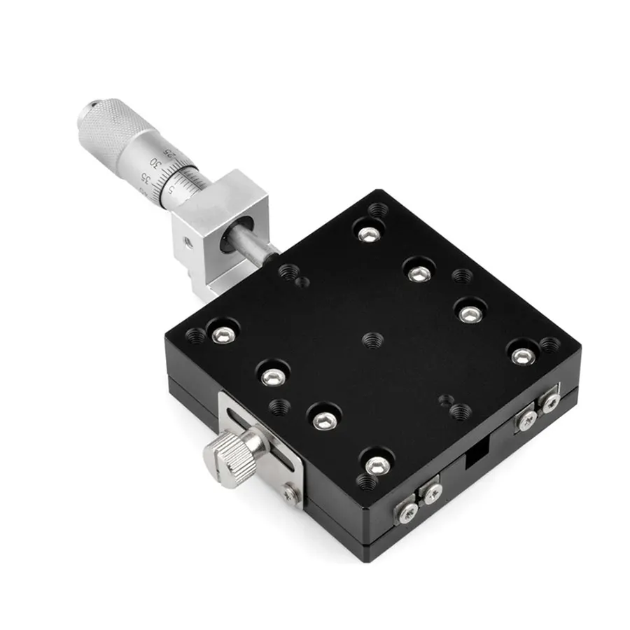 

2025X Axis Manual Precision Linear Stage HB-LX125-C 125*125 HB-LX125-L HB-LX125-C/L/R X Axis Manual Linear Stage