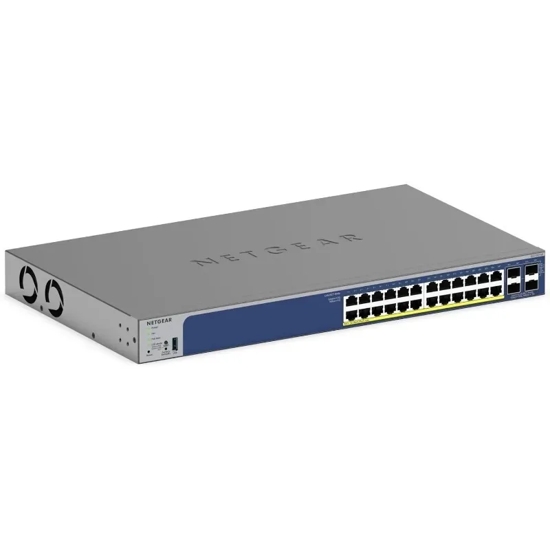 

26-портовый интеллектуальный коммутатор Gigabit Ethernet PoE (GS724TP) —