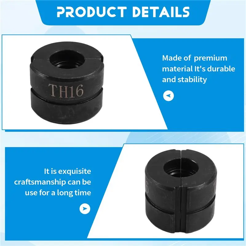 Aug. 4PCS Kinds Of Hydraulic Pipe Crimping Dies 16Mm 20Mm 28Mm 32Mm TH Pipe Dies For Pex Fittings For Copper Fittings