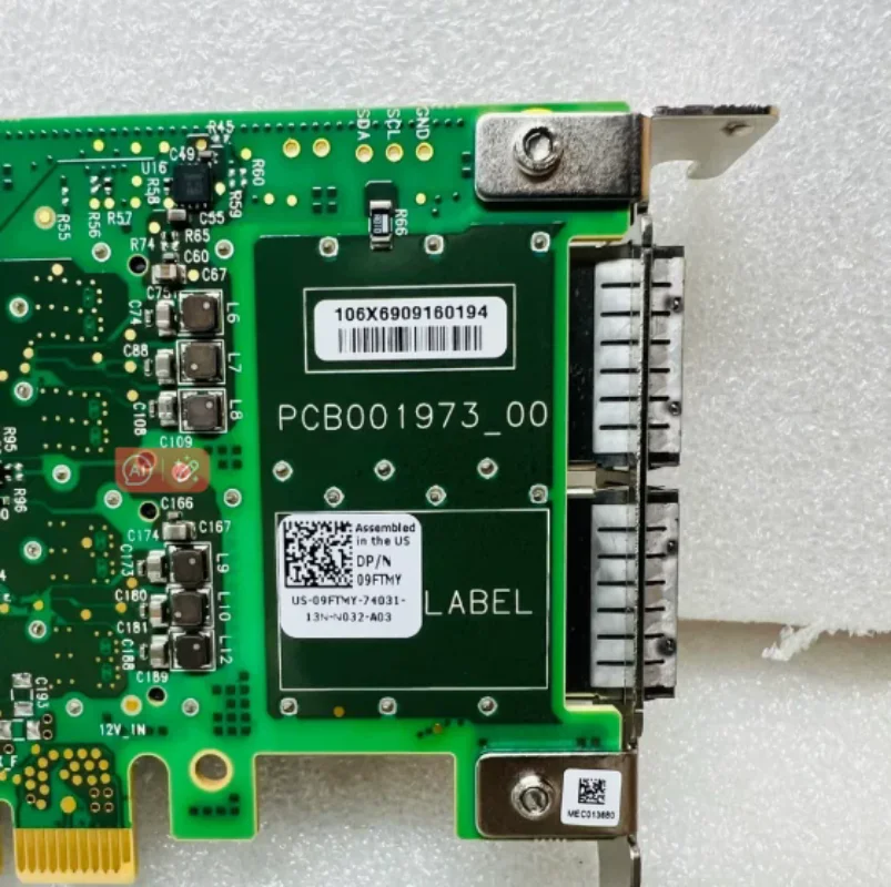 FOR Dell Mellanox MCX516A-CDAT 9FTMY 71C1T 100GbE Dual Port QSFP28 Network Adapter
