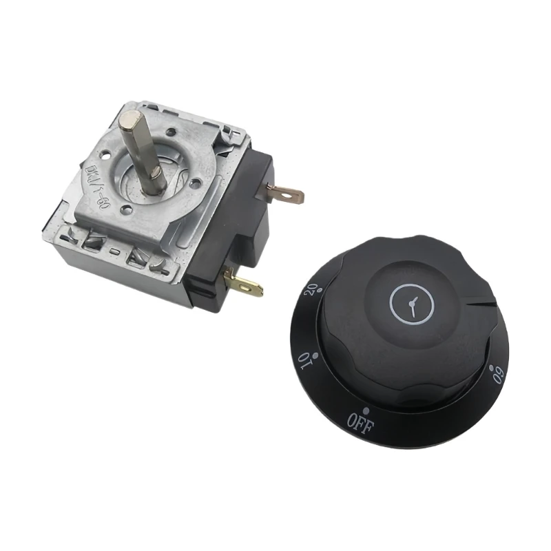 

Universal Compatibility Chargers Timers Set Includes Mechanical Timers Knob and Mounting Screws for Various Models