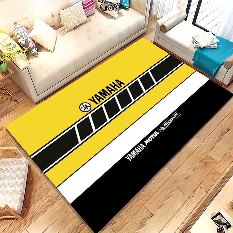 Vintage Car Y-Yamaha Racer MOTO  Area Rug Large,Carpet Rug for Living Room Bedroom Sofa Doormat Decor,Non-slip Floor Mat Gift