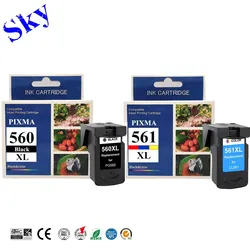 SKY Print Head Ink Compatible PIXMA 560 561 XL , PG560xl For Canon PIXMA TS5350/TS5351/ TS5352/TS5353/ TS7450/7451