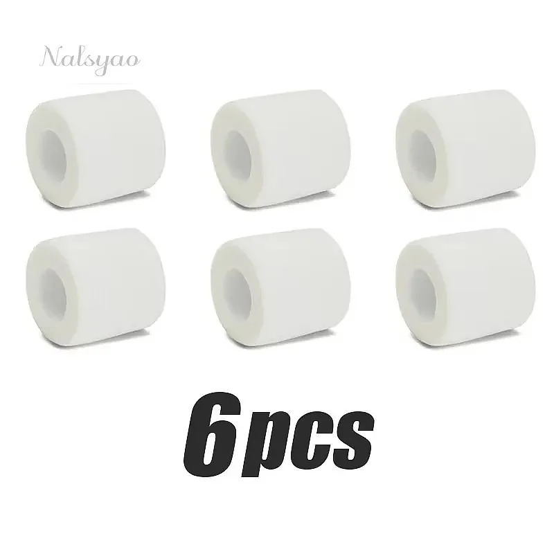 Sports Self Adhesive Elastic Bandage Wrap Tape 5cm White 1/6/10/15pcs for Knee Ankle Shoulder Palm Finger Support